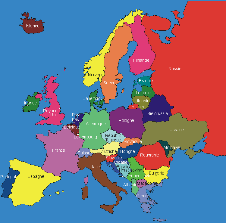 La roumanie carte de l'Europe - Carte de la Roumanie dans ...